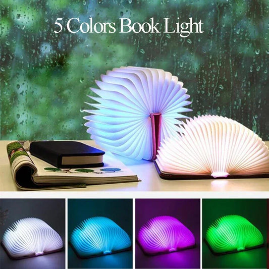 Led Lamp book for children that are afraid of the dark. It lights up and changes colors. 